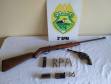 PM apreende sete armas de fogo em situações distintas, no Sudoeste do estado