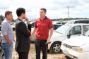 Secretário coronel Marinho visita pátio de veículos inservíveis em São José dos Pinhais