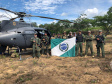 Helicóptero da PM do Paraná localiza plantação que renderia três toneladas de maconha no sertão nordestino