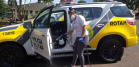  Viaturas da PM de Pato Branco passam por oxi-sanitização para combater a contaminação do coronavírus 