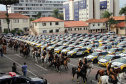 Polícia Militar faz megaoperação 100 com 500 policiais militares nas ruas da Capital; foco é a prevenção