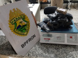  Mais de 280 quilos de maconha e mais de 1,6 quilo de haxixe são apreendidos por policiais militares do BPFron no Oeste do estado 