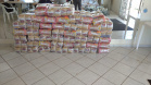 Depen de Cascavel arrecada 850 kg de alimentos não perecíveis e 50 cestas básicas para doação