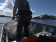 Redes de pesca são apreendidas próximo ao Porto de Paranaguá, no Litoral do estado