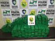 Em cinco dias, PM apreende mais de 1,4 tonelada de maconha no Noroeste do estado
