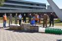 Forças policiais recebem equipamentos de proteção individual em Cascavel para prevenção à Covid-19