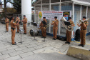 Banda de Música da PM faz homenagem para enfermeiros do Hospital da PM no Dia Internacional da Enfermagem