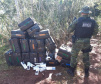 Em situações distintas, BPFron apreende mais de 45 mil maços de cigarros contrabandeados no oeste do Paraná