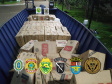 Apreensão de caminhão, barco e 300 caixas de cigarros gera prejuízo de R$ 1 milhão ao contrabando durante a Operação Hórus no Oeste do estado