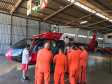 Operadores do BPMOA fazem treinamento com aeronave para Grupamento Aéreo do Corpo de Bombeiros do Distrito Federal