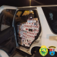  BPRv apreende carro carregado com 6,5 mil maços de cigarros contrabandeados no Oeste do estado 