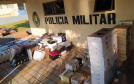 Três homens são presos após PM encontrar 398 caixas de vinhos contrabandeados da Argentina no Sudoeste do estado