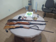 PM cumpre 13 mandados de busca e apreensão contra caça ilegal e porte ilegal de arma de fogo nos Campos Gerais