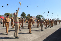 PM forma 47 novos soldados durante solenidade do aniversário de 166 anos