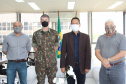 Secretário coronel Marinho recebe visita do Exército Brasileiro