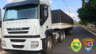 Caminhão carregado com 400 mil maços de cigarros é apreendido pela PM no Noroeste do estado