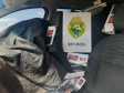 Carro capota com 1,6 mil pacotes de cigarros contrabandeados em Marechal Cândido Rondon 