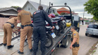 Desmanche com sete motos furtadas é descoberto pelo BPGd em Piraquara, na RMC