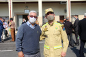 Veteranos da Polícia Militar e do Corpo de Bombeiros são homenageados durante solenidade em Curitiba