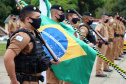 Policiais militares são homenageados durante solenidade em comemoração aos 52 anos do 13º Batalhão em Curitiba