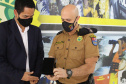 Em Maringá, Secretário da Segurança visita unidades da Polícia Militar e do Corpo de Bombeiros