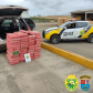 BPRv apreende mais de meia tonelada de maconha em Telêmaco Borba, nos Campos Gerais