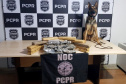 Polícia Civil apreende 107 quilos de drogas em operação com cães farejadores no Oeste
