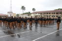Polícia Militar comemora o Dia da Bandeira Nacional em todo o Paraná