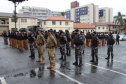 Polícia Militar comemora o Dia da Bandeira Nacional em todo o Paraná