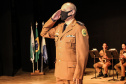 Batalhão da PM em Curitiba comemora oito anos de criação com entrega de medalhas e troca de Comando
