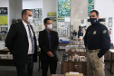 Comitiva da Senasp e secretário da Segurança do PR visitam sede da PRF em Curitiba