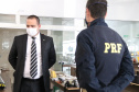 Comitiva da Senasp e secretário da Segurança do PR visitam sede da PRF em Curitiba