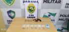 Em Cascavel (PR), PM apreende pés de maconha, duas pistolas airsoft e um revólver em situações distintas