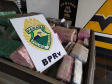 BPRv apreende quase 5,5 toneladas de maconha meio a carga de milho no Oeste do estado