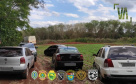 Em Guaíra, BPFron e PF apreendem cinco veículos e encontraram depósito de cigarros contrabandeados durante a Operação Hórus