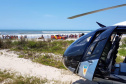  Suporte aéreo agiliza salvamentos no Litoral