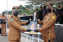 Durante solenidade, a Academia Policial Militar do Guatupê recebe novo Comandante em São José dos Pinhais, na RMC