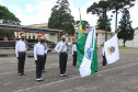 Durante solenidade, a Academia Policial Militar do Guatupê recebe novo Comandante em São José dos Pinhais, na RMC