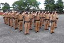 Durante solenidade, a Academia Policial Militar do Guatupê recebe novo Comandante em São José dos Pinhais, na RMC