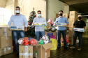 Mais de 1,5 mil brinquedos arrecadados pela Segurança Pública são entregues ao projeto Natal Voluntário