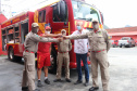 Caminhão moderno é entregue ao Corpo de Bombeiros de Matinhos, no litoral do Paraná