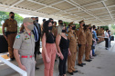 Durante solenidade, a Academia Policial Militar do Guatupê recebe novo Comandante em São José dos Pinhais, na RMC