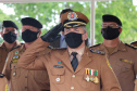 Durante solenidade, a Academia Policial Militar do Guatupê recebe novo Comandante em São José dos Pinhais, na RMC