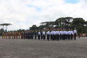 Durante solenidade, a Academia Policial Militar do Guatupê recebe novo Comandante em São José dos Pinhais, na RMC