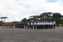 Durante solenidade, a Academia Policial Militar do Guatupê recebe novo Comandante em São José dos Pinhais, na RMC