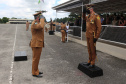 Durante solenidade, a Academia Policial Militar do Guatupê recebe novo Comandante em São José dos Pinhais, na RMC