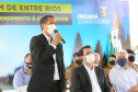 Governador inaugura sede do destacamento da PM de Entre Rios, em Guarapuava