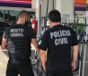 Polícia Civil e Polícia Científica fiscalizam postos de combustíveis da Capital