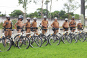 Policiais militares passam por capacitação de ciclopatrulhamento no Litoral