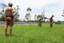 Policiais militares passam por capacitação de ciclopatrulhamento no Litoral